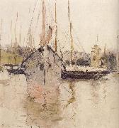 Berthe Morisot The Boat Spain oil painting artist